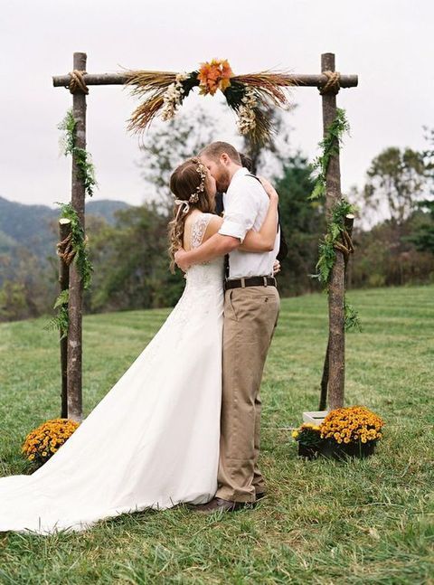 Casual clearance fall wedding