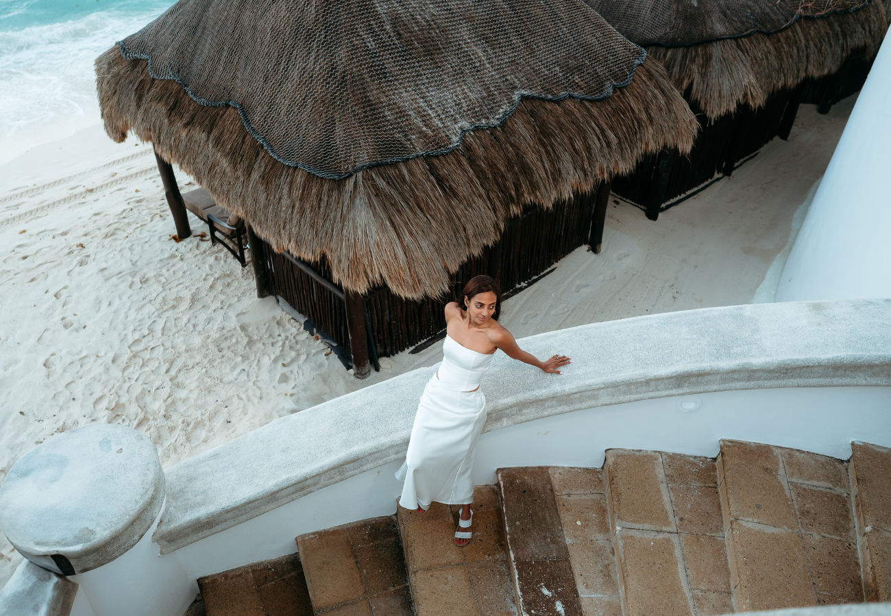 Multicultural wedding celebration at a Playa del Carmen resort