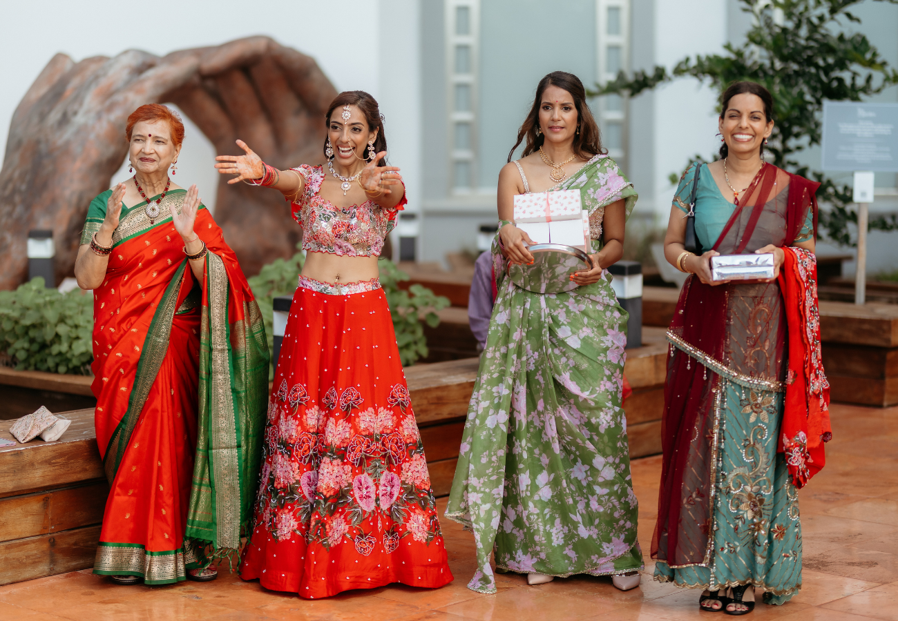 Henna and bridal jewelry details from an Indian destination wedding