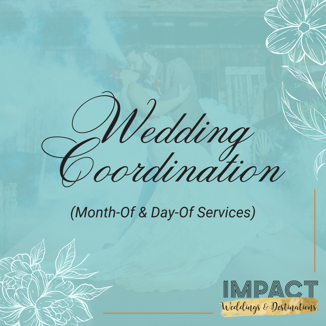 Month of Wedding Coordinator, Day of Wedding Coordinator