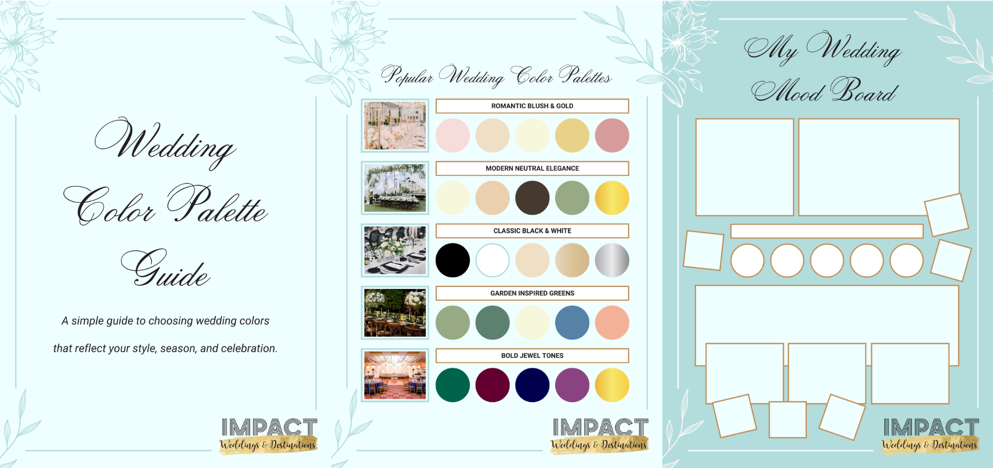 Wedding Color Palette