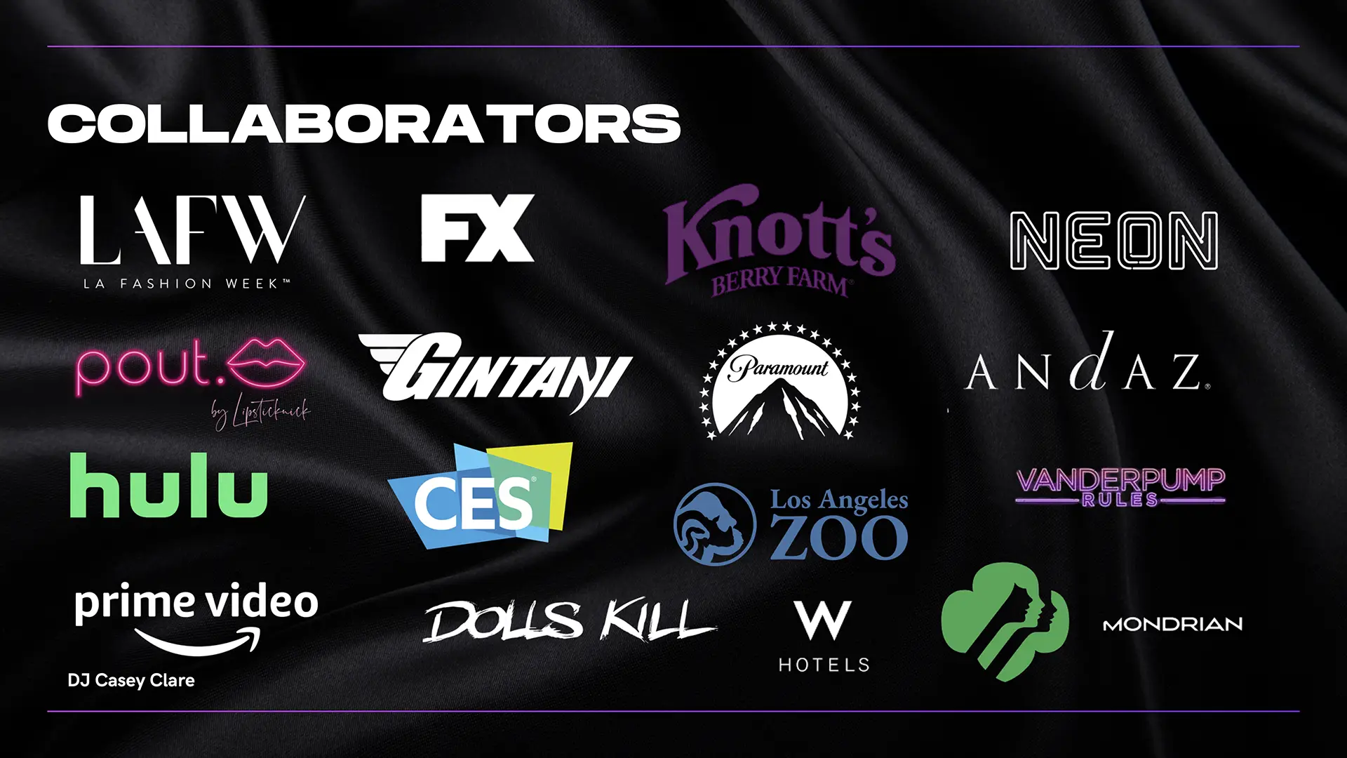 entertainment casey clare collaborations