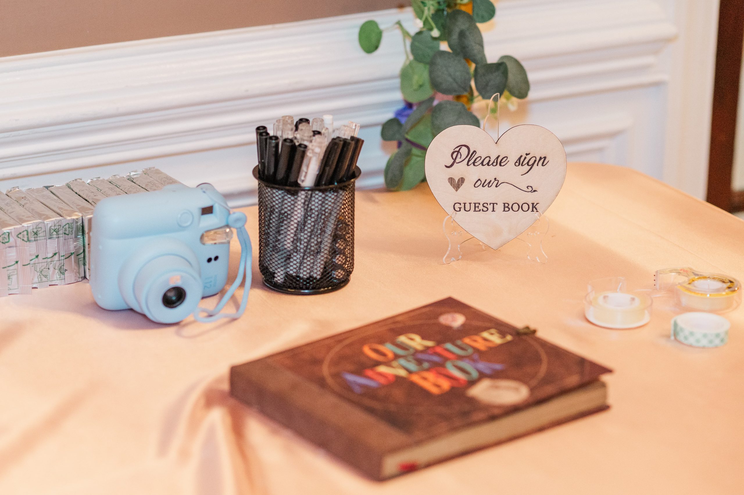 UP! Our Adventure Book Wedding Decor